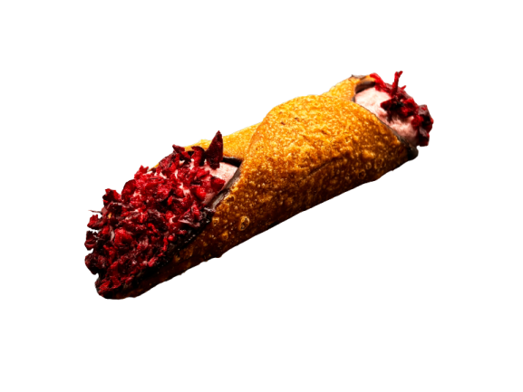 Cannoli Amarena - Kers van Holy Cannoli, gevuld met zijdezachte Amarena kers-vulling.